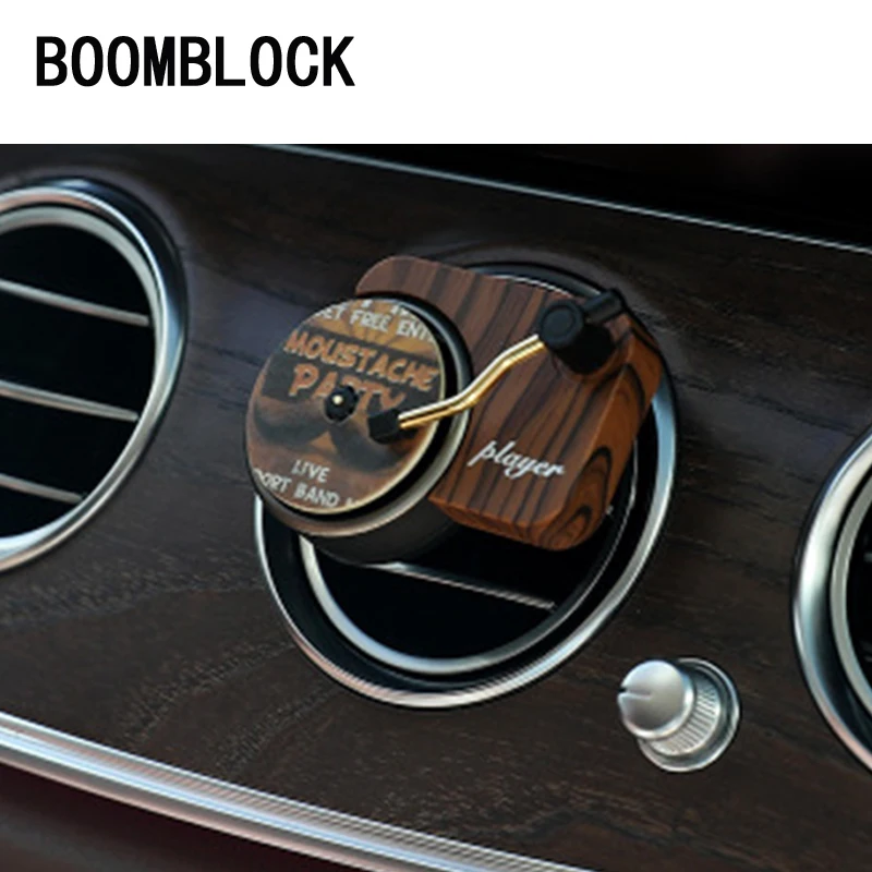 Классический Забавный проигрыватель пластинок с ароматом для VW Polo Jetta Mercedes W203 Saab