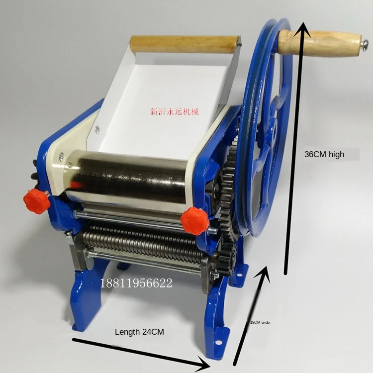 

Hand Double-faced Rolling Machine Home Manual Pressing Machine Small Multi-function Pasta Machine 220V