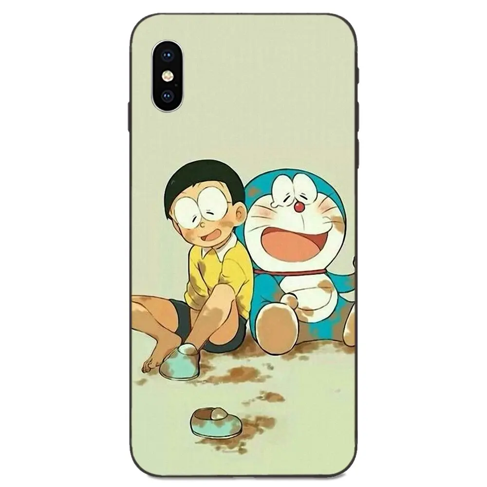 Doraemon Friends Jp Cartoon For Huawei nova 2 2S 3i 4 4e 5i Y3 Y5 II Y6 Y7 Y9 Lite Plus Prime Pro 2017 2018 2019 | Мобильные