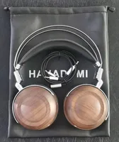 HANADOMI C1 HI-FI Headphones 50mm Beryllium Film Dynamic Stereo Wood Earphone DJ Metal Electronic Music Headband Headset 6