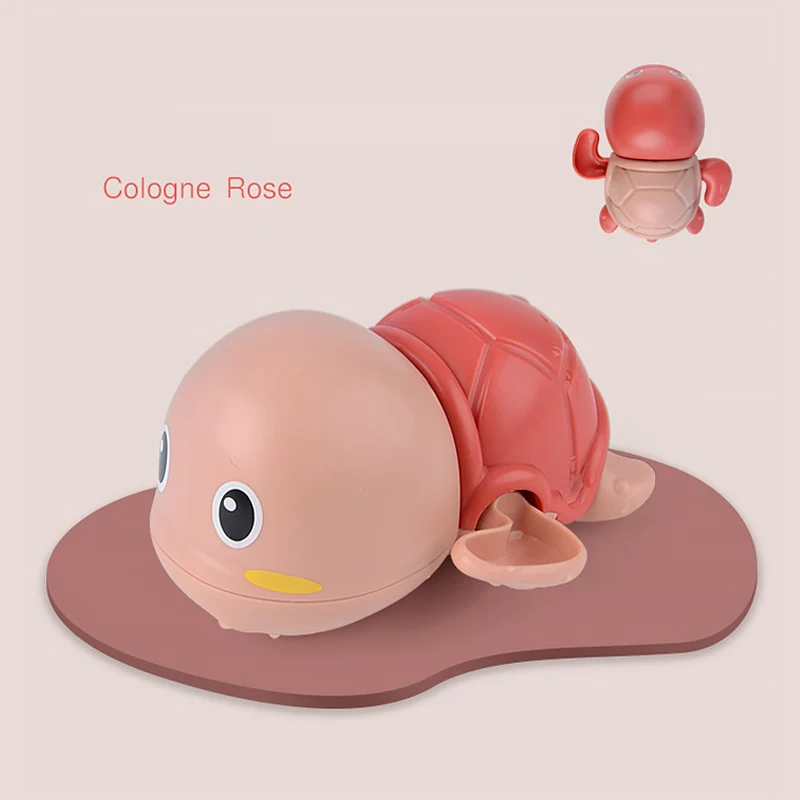 Заводная детская игрушка для купания мультяшное животное заводная плавающая