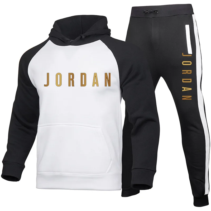 

Two piece Hoodie and sweatpants set Jordan 23 sportswear men's and women's Sweatshirt set Fleece Hoodie pants jogging Pullover