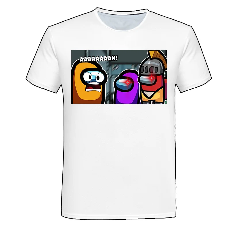 

Baby Boys Anime Cartoon Among Us 3D Printed T-Shirt Kids Clothes Children's Casual Short Sleeve Unisex O-Neck Tees Tops 4T-14T