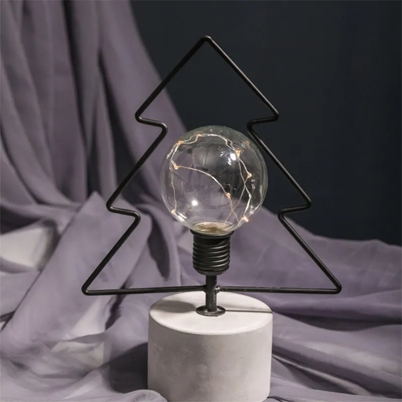 Светодиодная декоративная лампа креативный металлический геометрический