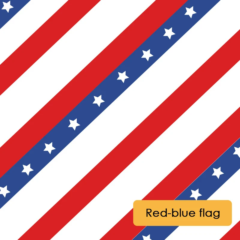 Red-blue flag Высокое качество беспроводные Пружинные рулонные шторы пульсация овсянка флаг звезда цифровая печать затемненные рулонные шторы для детской комнаты - Цвет: Red-blue flag