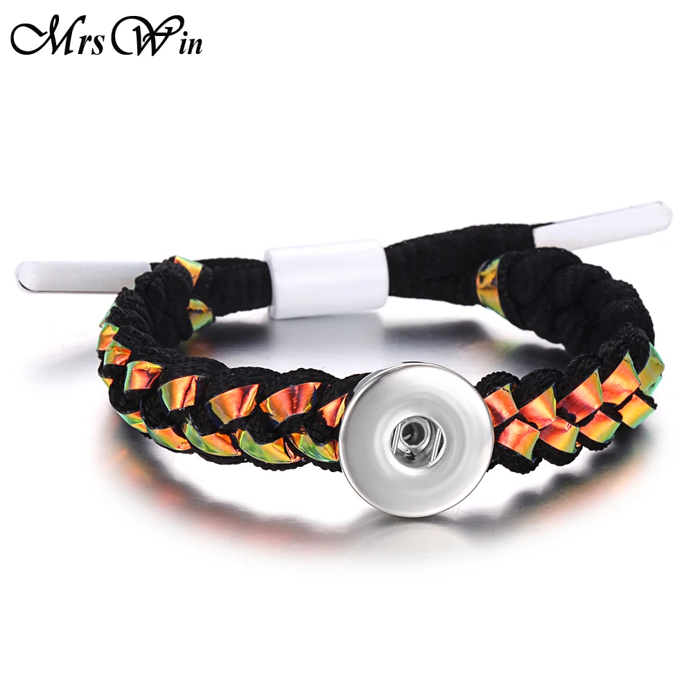 Новые ювелирные изделия браслет ручной работы регулируемый плетеный шнурки