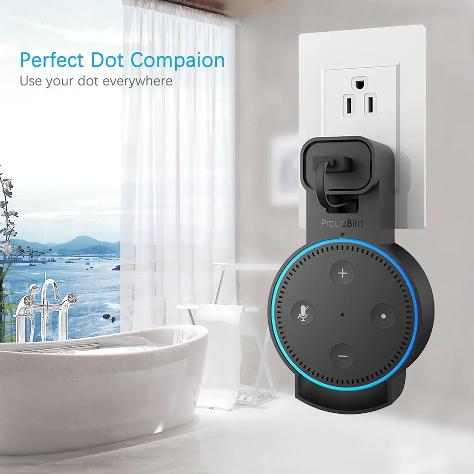 GGMM подставка для настенного монтажа держатель Amazon Alexa Echo Dot 2rd Gen Портативный мини