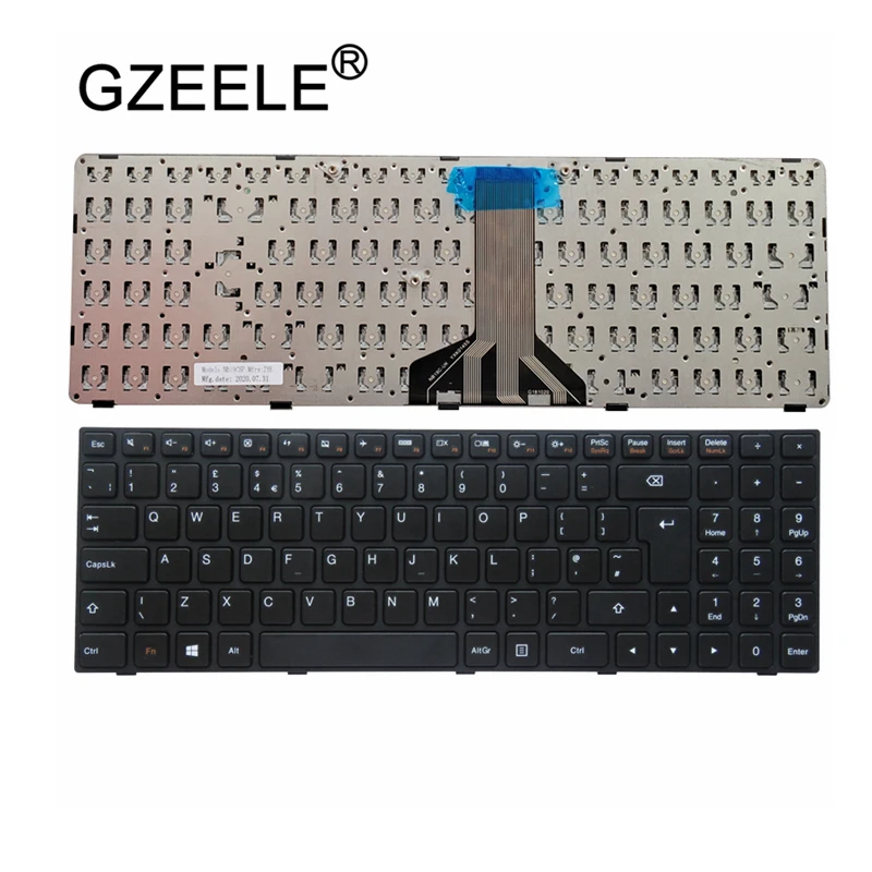Новая клавиатура GZEELE UK для ноутбука LENOVO ideapad 100-15 100-15IBY 300-15 B50-10 Черная | Компьютеры