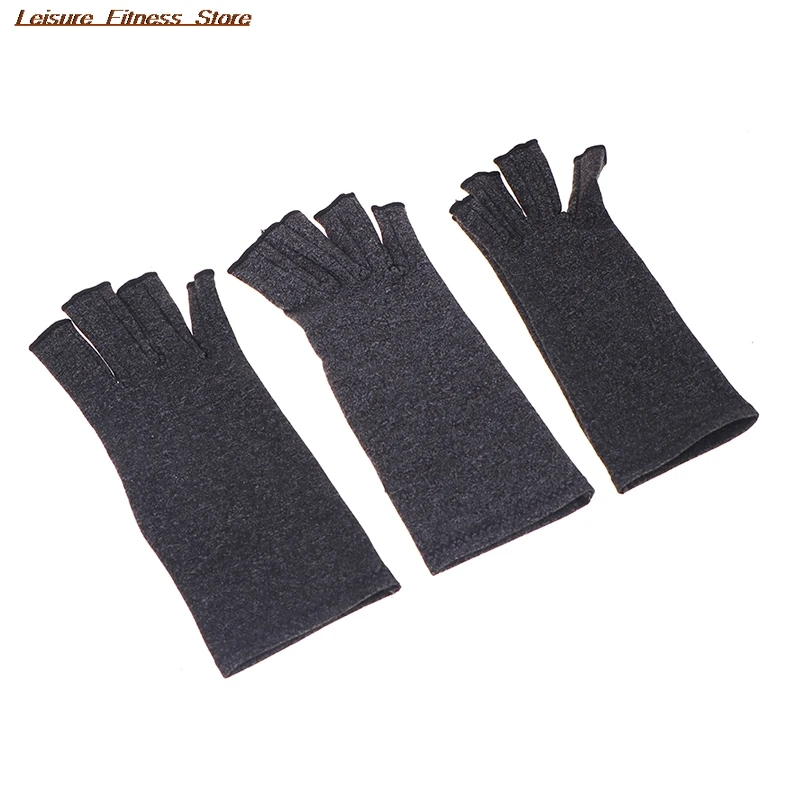 

1 Pair Compression Arthritis Gloves Arthritic Joint Pain Relief Hand Gloves Therapy Open Fingers Compression Gloves