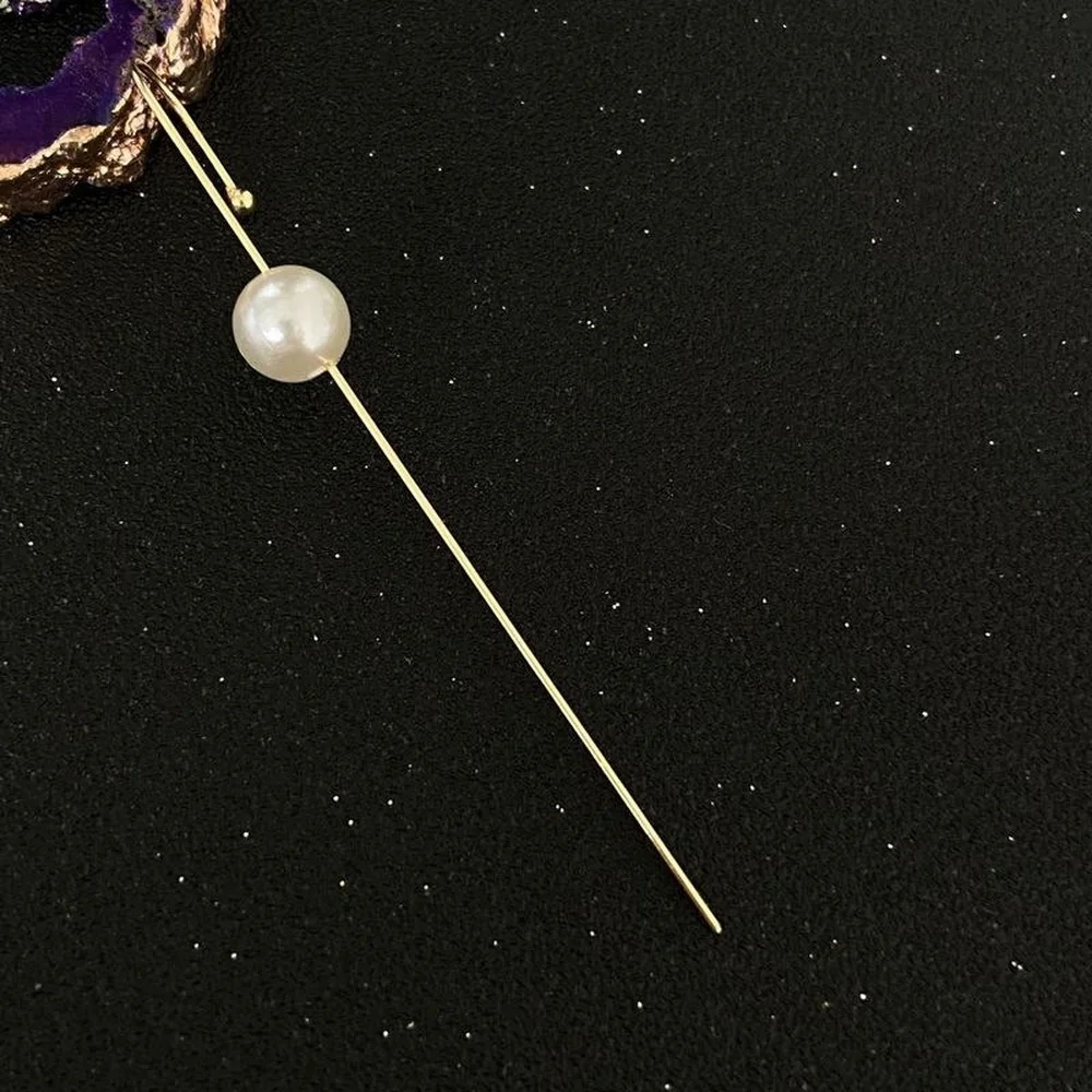 

New Nice Ear Needle Wrap Crawler Hook Earrings Female Surround Auricle Diagonal Stud Copper Inlaid Zircon Piercing Earrings Gift