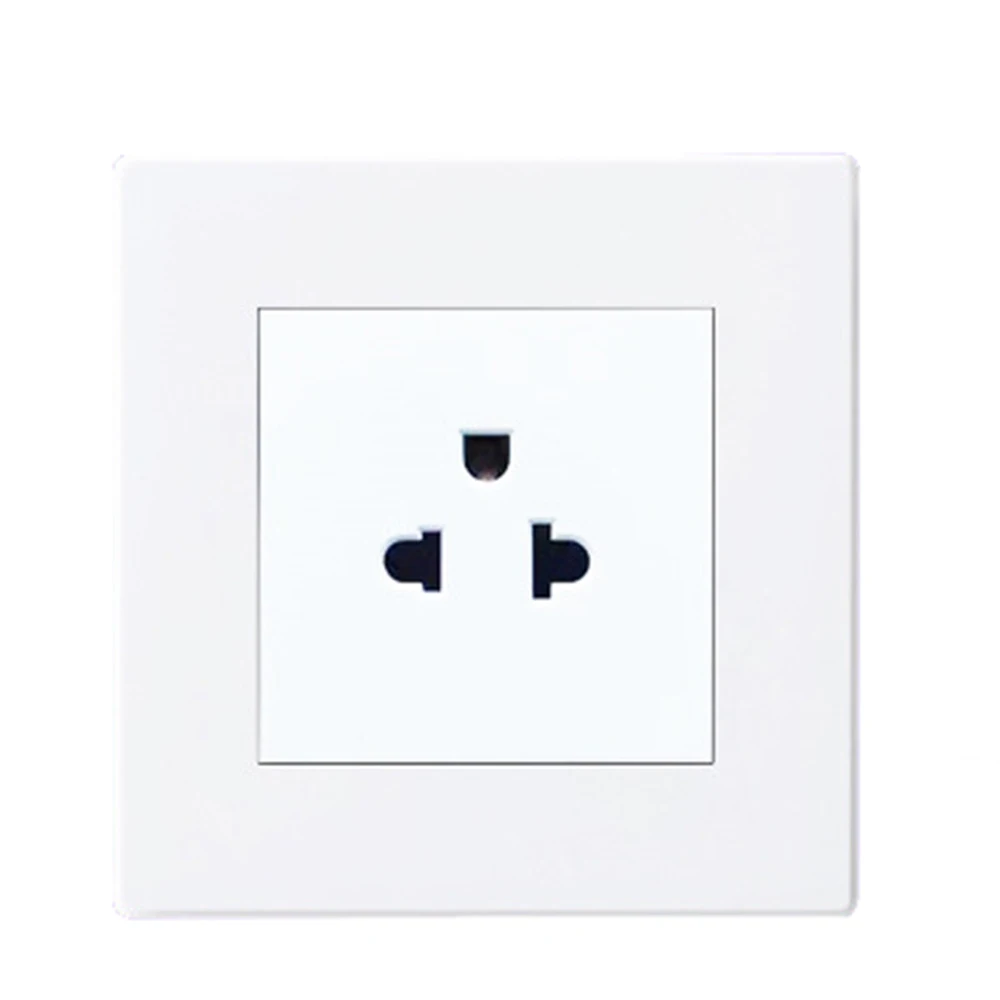 Высокое качество 86 Тип ПК Панель 110В 250В США настенная розетка питания 5 15R