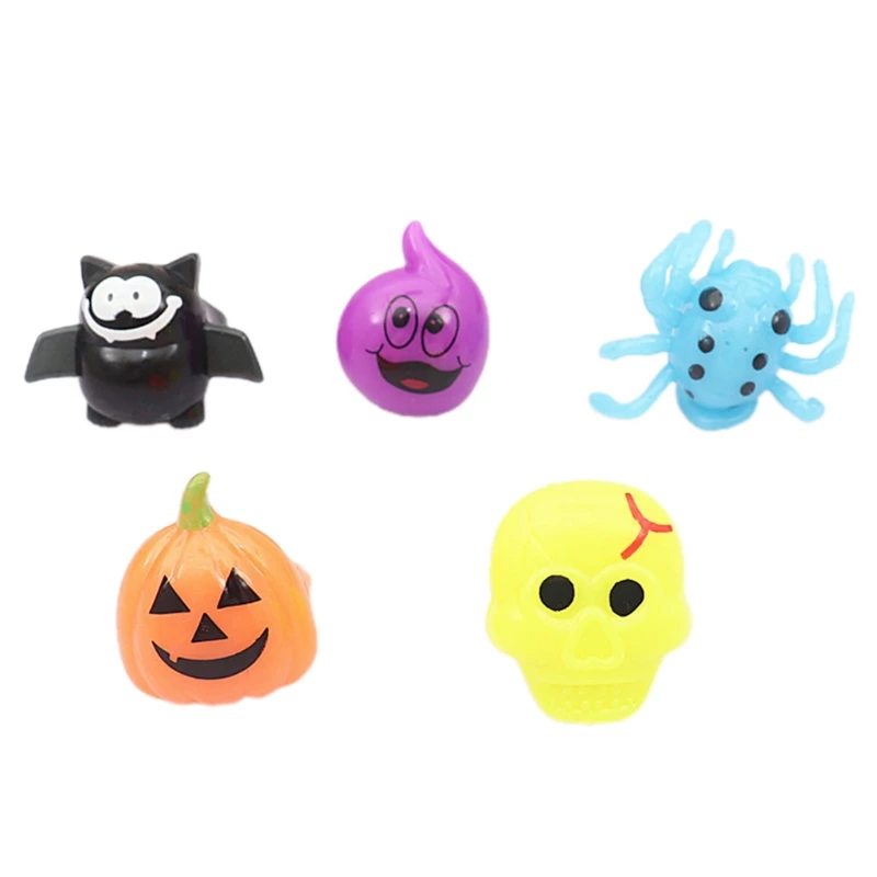 

M89E Flashing Finger Lights Luminous FInger Ring Toys Halloween Theme Party Supplies
