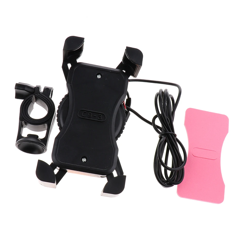 Bike Phone Holder - Bike & Motorcycle Cell Phone Mount Universal Bicycle Handlebar Mount Cellphone Holder