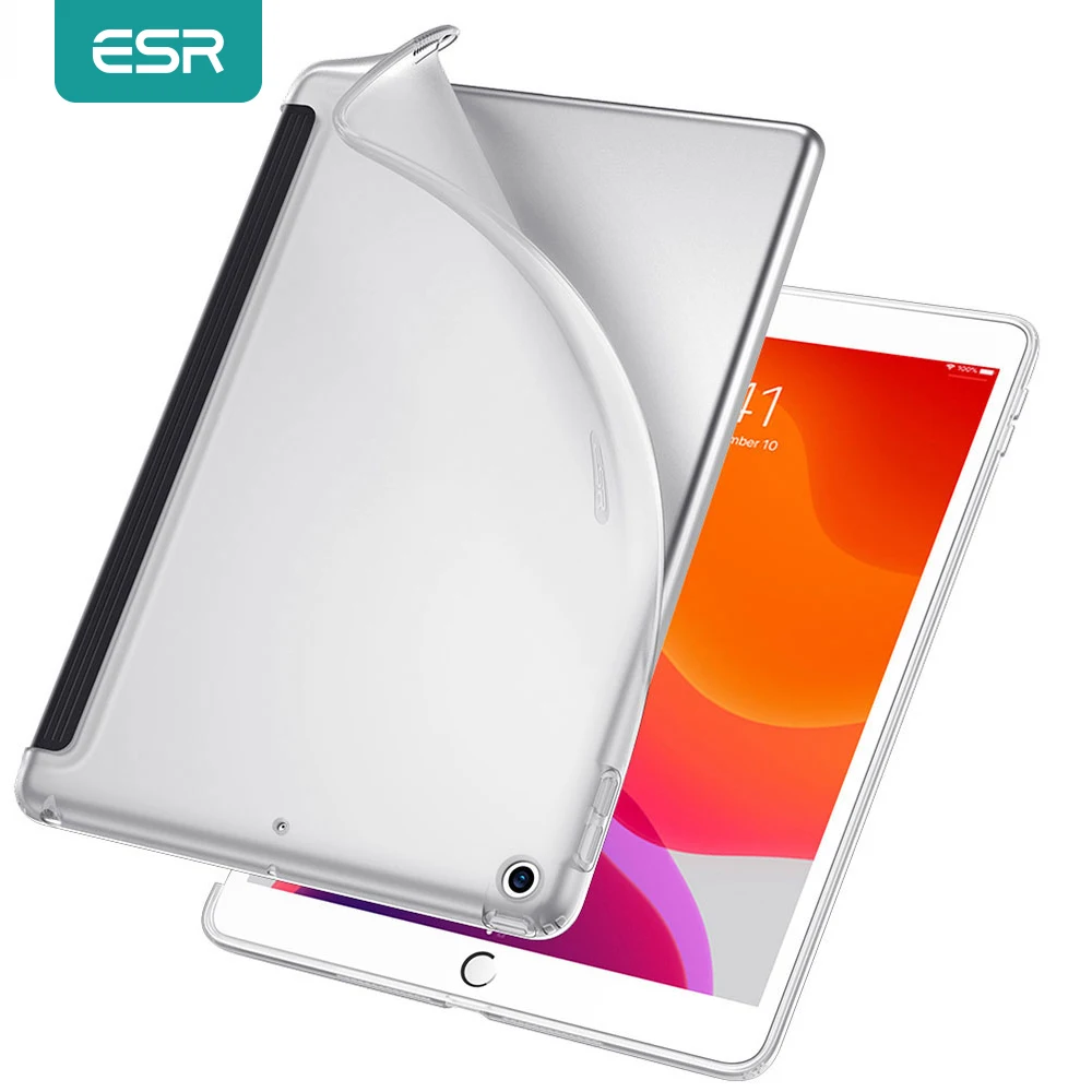 Чехол ESR для iPad 8th 2020 прозрачная задняя крышка из ТПУ тонкая мягкая 7th 2019 чехол 10 2