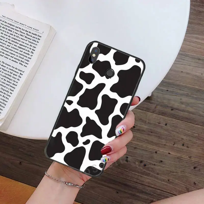

cow print pattern Phone Case For Xiaomi Redmi note 7 8 9 t max3 s 10 pro lite Luxury brand shell funda coque