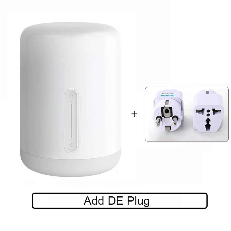Add DE Plug Прикроватный светильник Xiaomi Mijia 2 светильник WiFi/Bluetooth светодиодный светильник работает с Apple HomeKit умный Внутренний Ночной светильник - Цвет: Add DE Plug