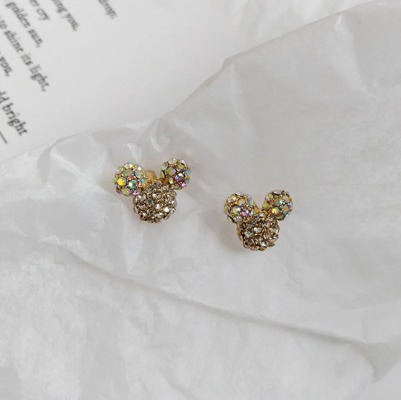 

Simple and small temperament earrings gold delicate mouse personality fashion fashion earrings