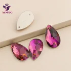 YANRUO 3230 капля фуксия пришить камни хрустальные Швейные кристаллы Flatback Стразы паста стекло красный Стразы