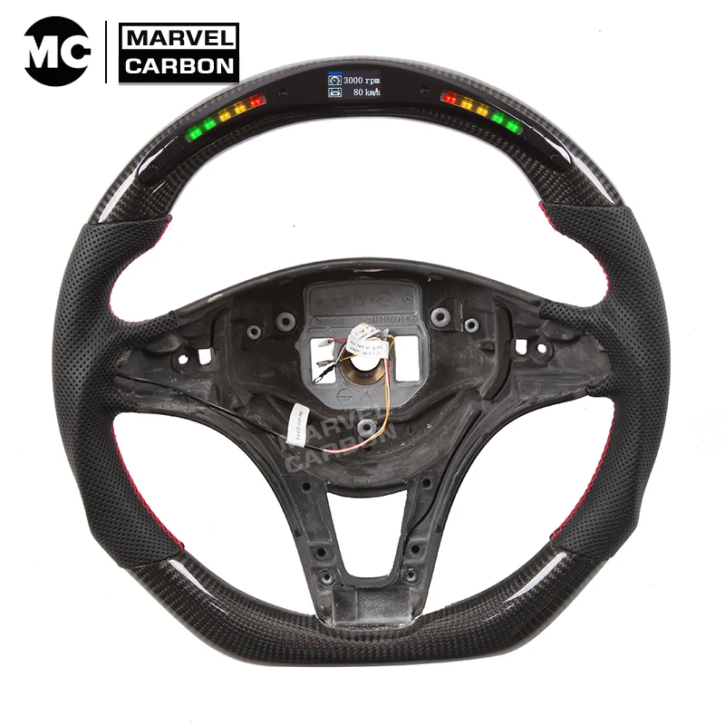 

LED Performance Steering Wheel Display Compatible 100% REAL CARBON COMPATIBLE FOR AMG/W204/X204/GLK/GLA/GLS/SL