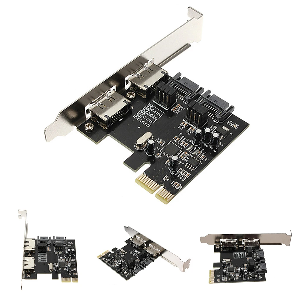 Горячая PCI-E Express SATA3 SATA3.0 6 ГБ/сек. eSATA SATA III карта поддерживает горячую замену