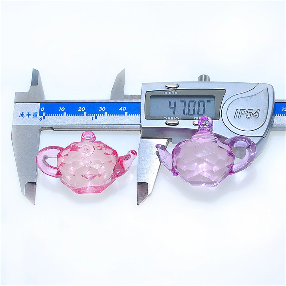 47 мм 4 шт. акриловые бусины Имитация Кристалл большого чайника подарок на день