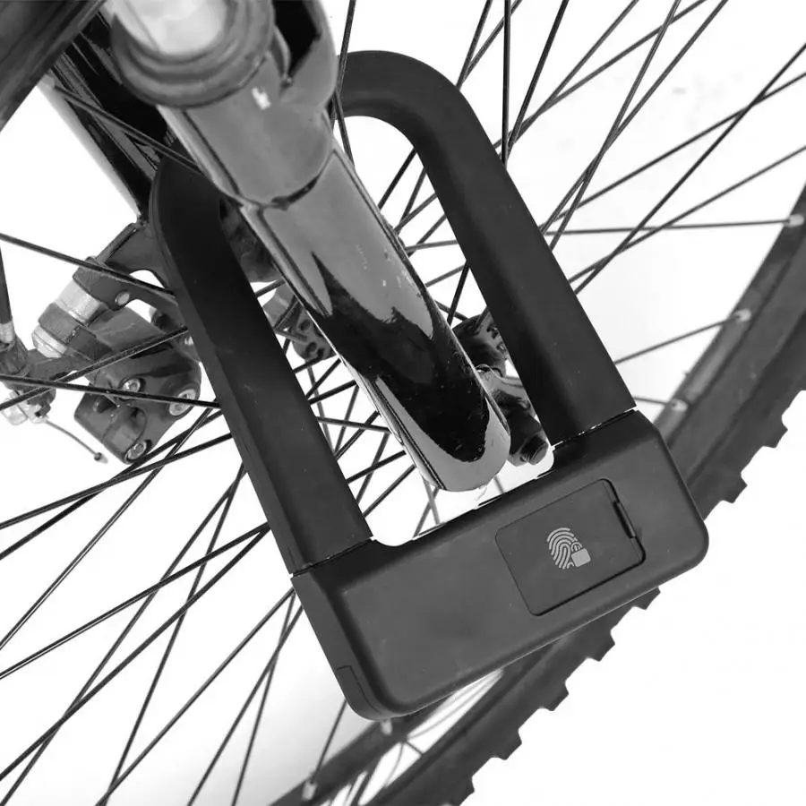 Велосипедный замок портативный Противоугонный Интеллектуальный u-замок с