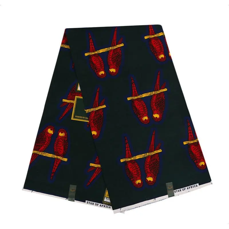 

Африканская ткань, ткань Анкара, воск, голландский принт, ткань, высокое качество, Африканский полиэстер, ткань, мягкий Африканский Воск для ...