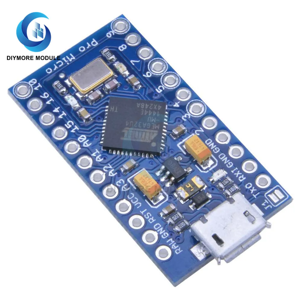 Модуль микроконтроллера Pro Micro ATMEGA32U4 3 В 8 МГц плата для разработки интерфейса SPI