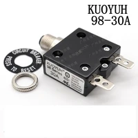 3pcs taiwan kuoyuh 98 series 30a overcurrent protector overload switch