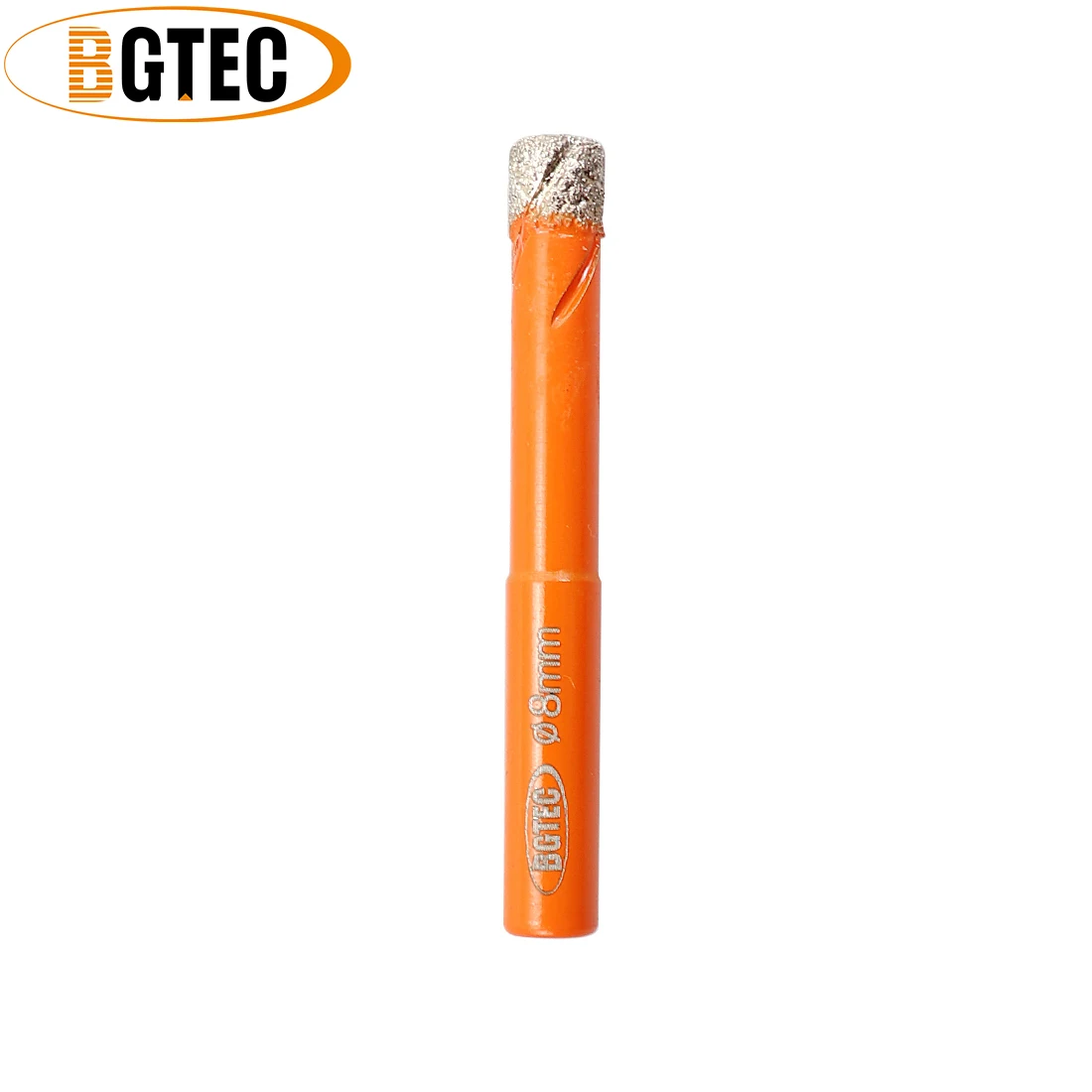 BGTEC 10 шт./компл. 8 мм сухие вакуумные пайки сверла с круглым хвостовиком Алмазные