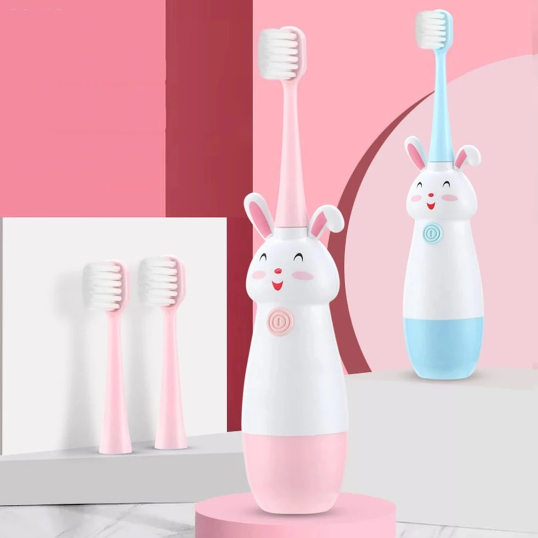 

Sonic Electric Toothbrush Kids Cartoon Pattern Children's Electric Toothbrush Replacement Brush Heads Toothbrush Oral Care