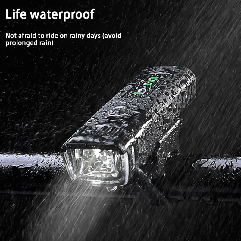 

400 Lumens Bike Light Headlight Front Light Rechargeable Bike Headlight LED Front Light Mountain Waterproof Road Bike Lamp