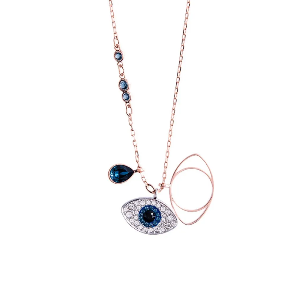 

Fashion Necklace The Eye of the Devil Chokers Necklace with Shiny Crystle for Women Party Luxury Jewelry BL-0001