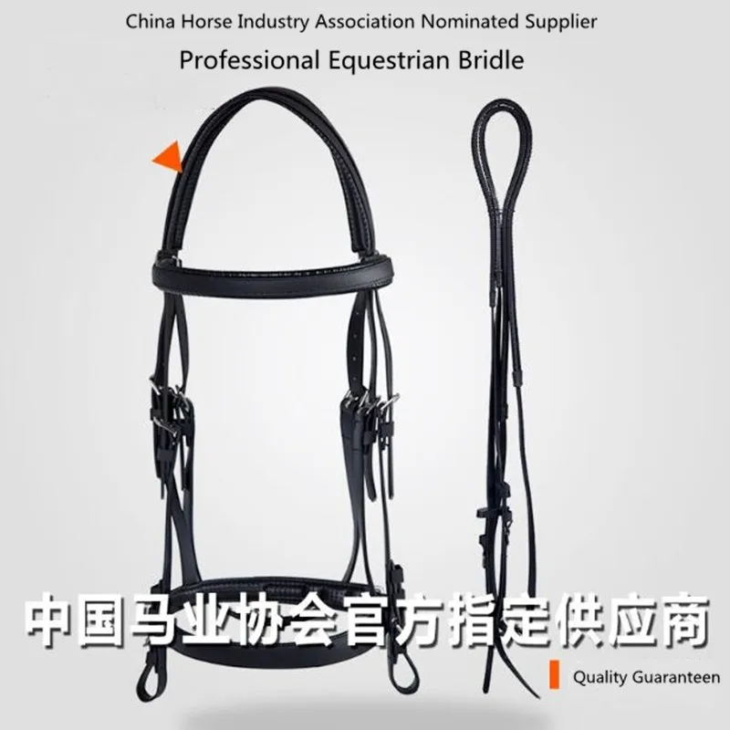 Cavassion Equestrian Professional PVC Bridle Soft Comfortable Easy-Cleaning