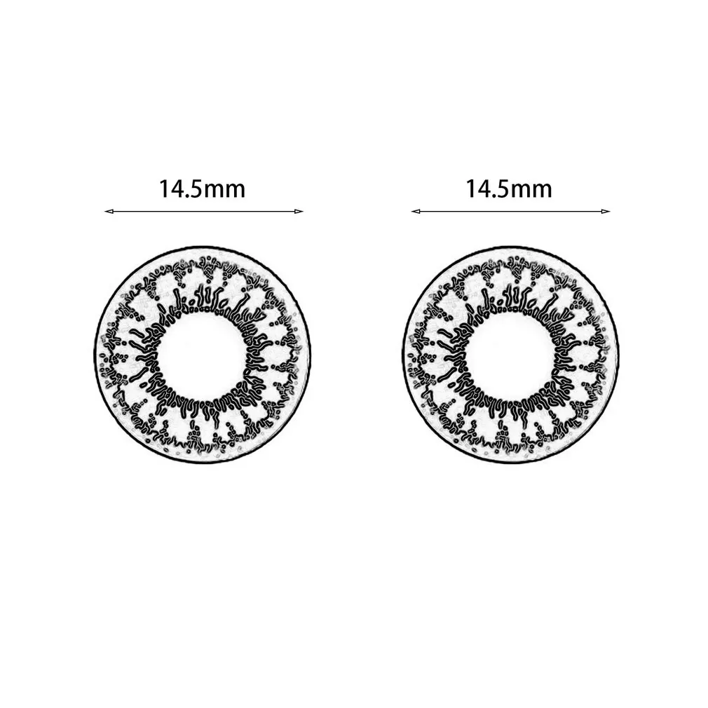

Colorful Contact Lenses One Pair Round Eye Lenses Pupil Pupil Eyeball For Eyes Durable Eyeball Contact Lenses