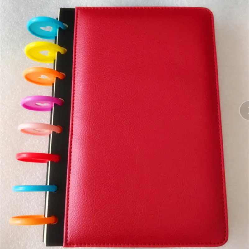 Диск для блокнота 12 шт. 35 мм пластиковый без листьев 360 градусов | Канцтовары офиса