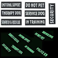 emotional support do not pet badge patches for dog pet harness vest pet service dog in training security patch therapy dog
