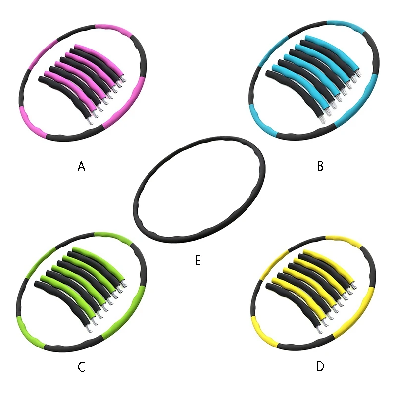 

Detachable Stainless Steel Easy Sport Hoop Buiktrainer Fitness Gym Tool Weighted Waist Trainer Ring Workout Equipment