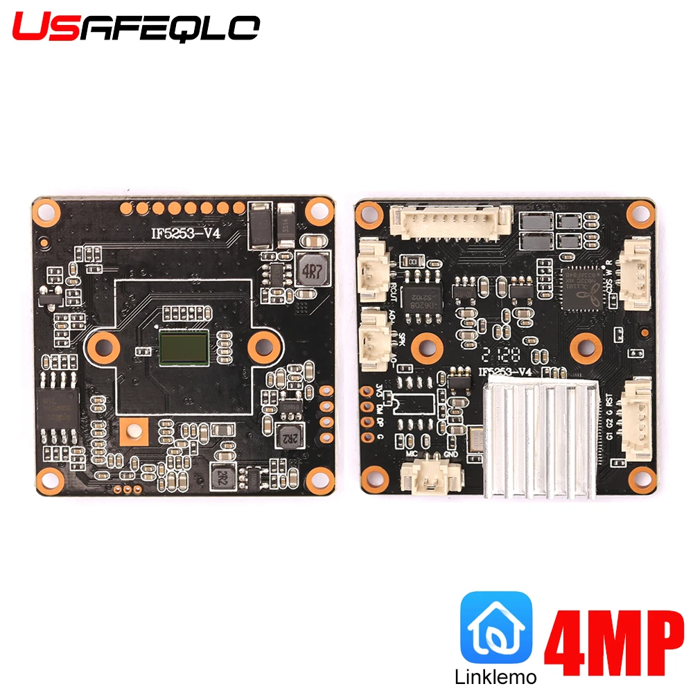 

Linklemo APP FH8552 чип GC4053 датчик H.265 4 МП ИК теплый двойной светодиодный модуль поддержка Netip VMS CMS локальное удаленное Обнаружение движения