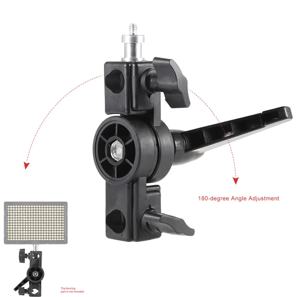 Поворотный адаптер для вспышки Speedlite светодиодный светильник кронштейн