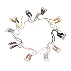 Застежки для сережек, застежки для бижутерии, золотистые, бронзовые, 100 шт., 20 х17 мм, серьги для ушей крючки шт.