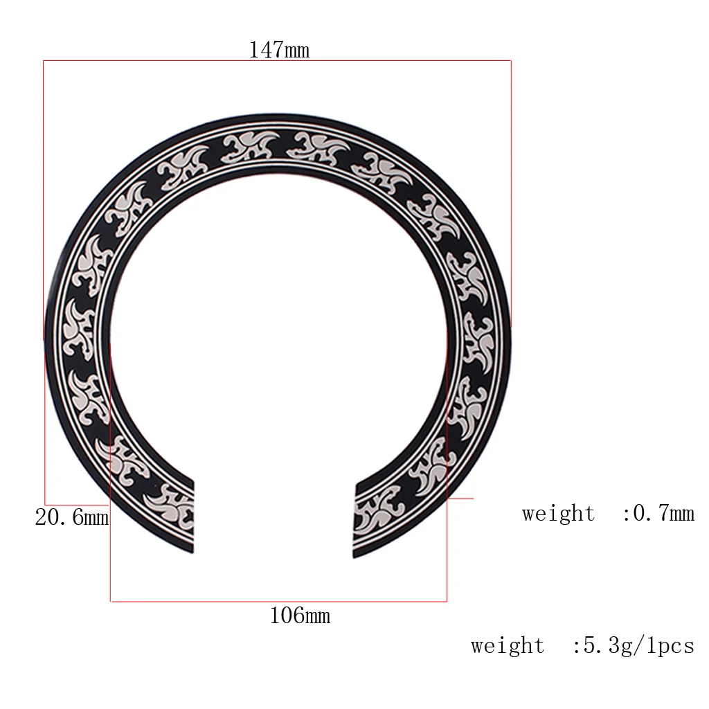 Акустическая классическая гитарная розетка украшение твердая вставка из ПВХ