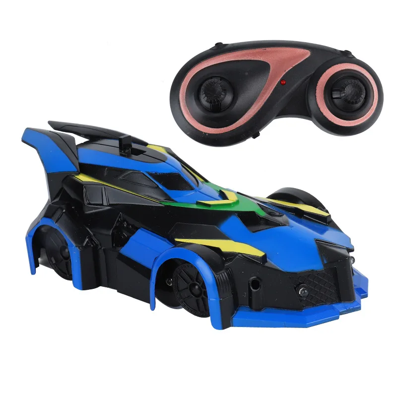 Pokich RC забирающаяся на стены машинка Детские Игрушки радиоуправляемые автомобили для детей двойной режим 360 ° вращающийся светодиодный свет головы Гравитация дезертирование трюк Гоночная машина