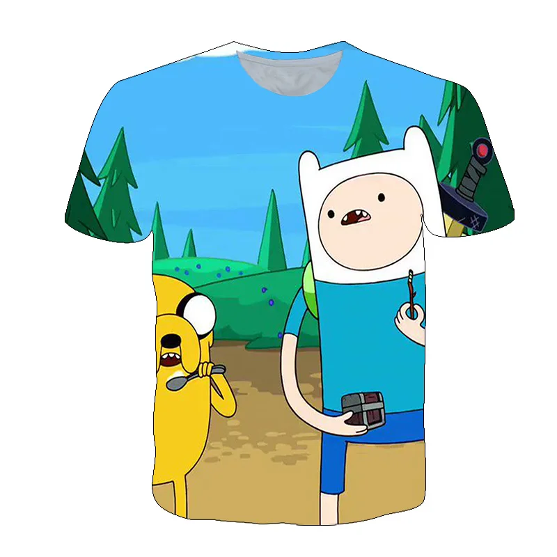 

Summer T-shirts, funny cartoon prints, short-sleeved T-shirts, boys and girls, children's tops, new fashion T-shirts, tops