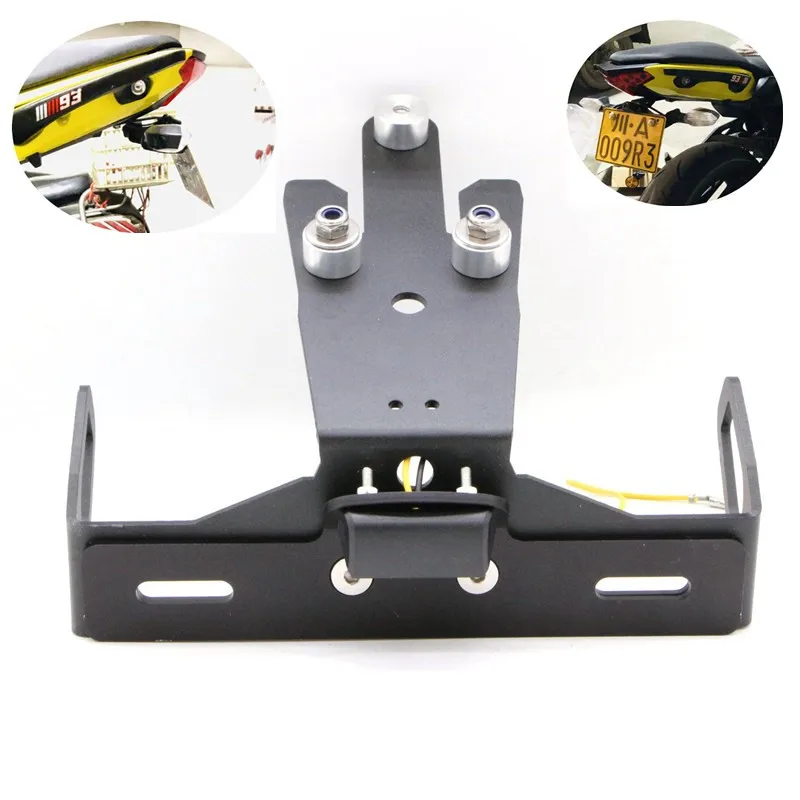 Держатель номерного знака мотоцикла Кронштейн аккуратный крыло Устранитель для