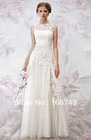 free shipping 2016 new style best seiier sexy bride wedding custom size princess high embroidery dinner dress