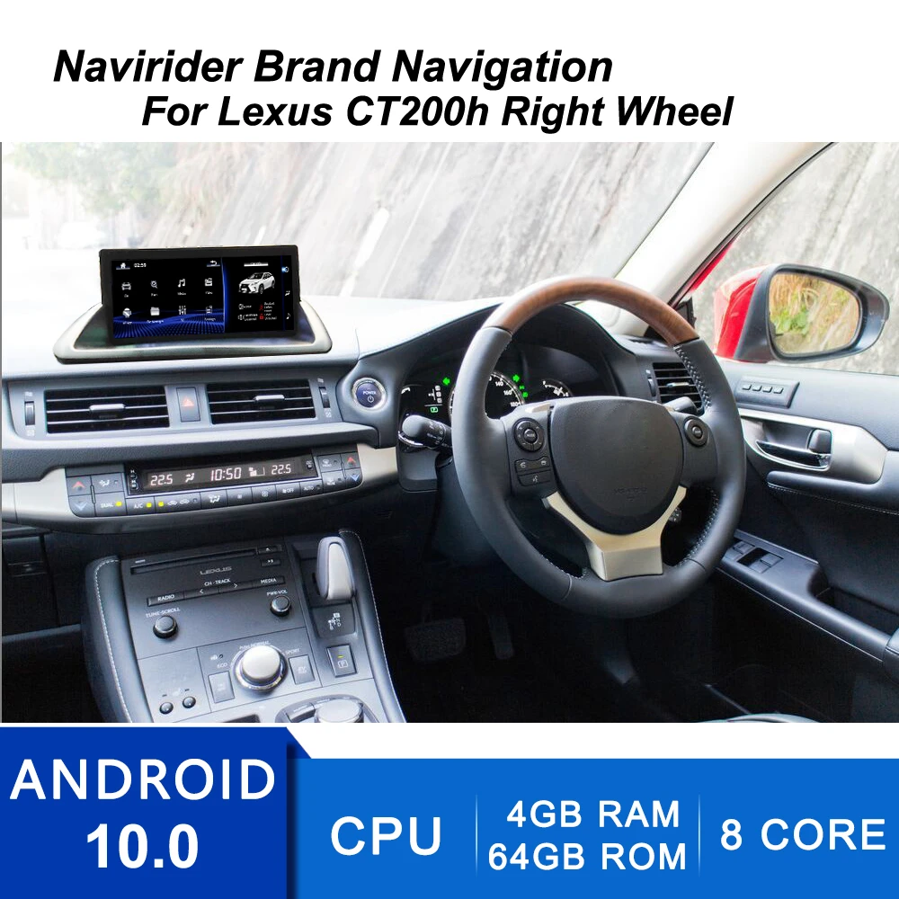 Автомагнитола для Lexus CT200h 10 25 &quot Android 0 автомобильная аудиосистема мультимедийная