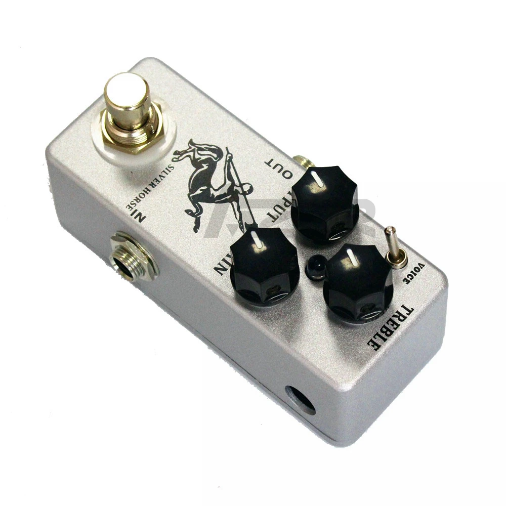 Mosky Silver Horse Overdrive/увеличивающая педаль для гитарных эффектов на основе Klon Centaur 9 В