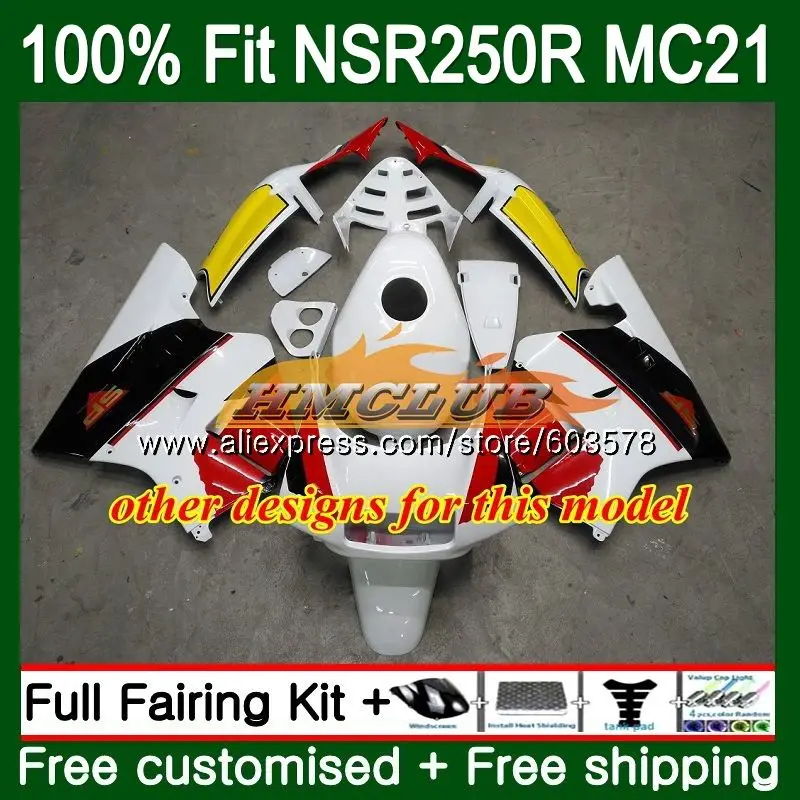 Инъекция для HONDA NSR250R MC21 PGM3 1990 1991 1992 1993 желтый 101CL.21 NSR 250 R NSR250 RR 250R 90 91 92 93