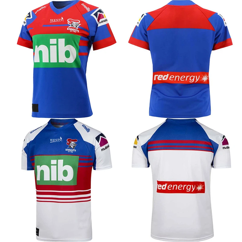 

2021 Newcastle Knights Rugby Home Away Sportswear MEN'S JERSEY Tops Sport Shirt Size S-5XL
